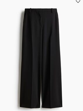H&M Wide Leg Black Pants